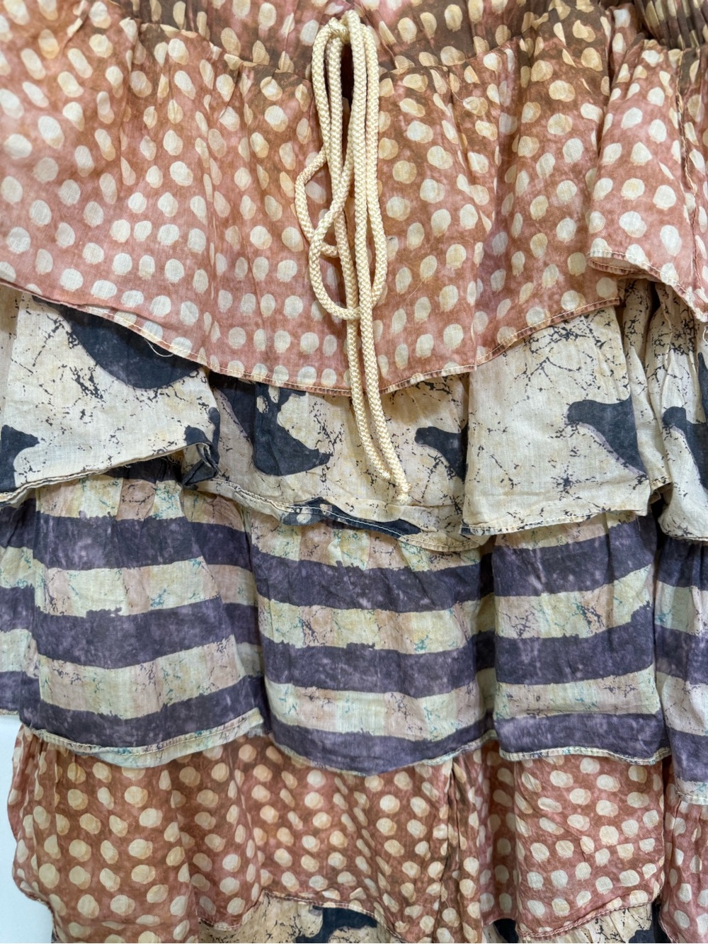 H240 Set A Rare Bird L/XL w15-24 Paper Crane OS w15-22 Cream Linen StarTunic - Picture 4 of 16